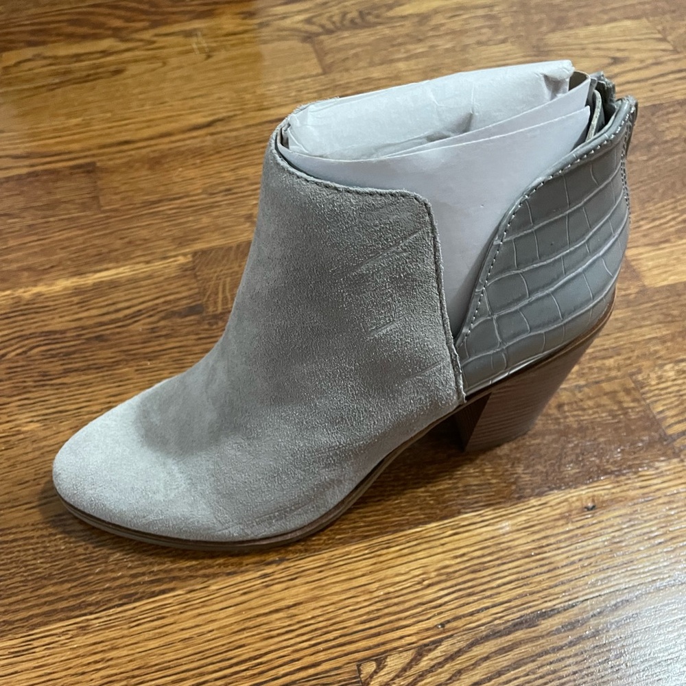 Dv8 Shai Mixed Material Heeled Bootie View 6